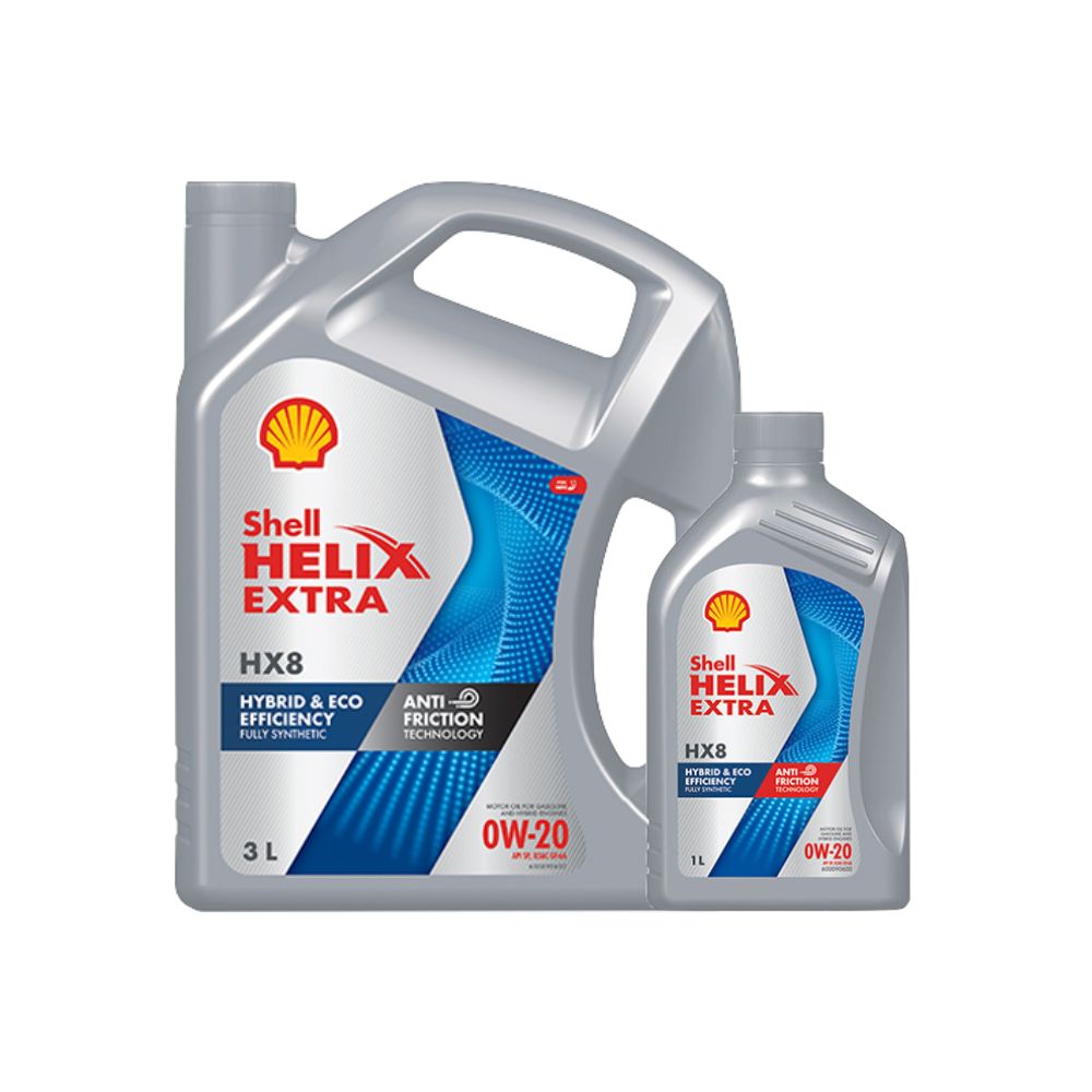 SHELL HELIX HX8 ECO (0W20) 3L แถม1L SHELL HELIX HX8 ECO 0W20 3L แถม1L
